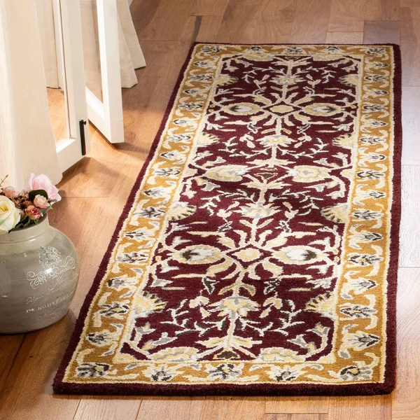 Safavieh Heritage HG261B 4& x 6& Black, Red Rug