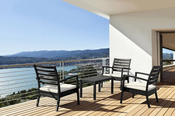 Compamia Ocean Rectangle Coffee Table Black