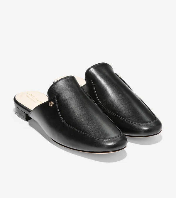 Cole Haan Ryan Mule Black Leather, Men's, Size: 8 B (Medium)