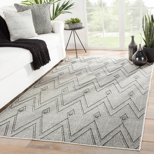 Jaipur Living Lumen Luz LUM03 Gray Area Rug 7&6x22x9&6x22
