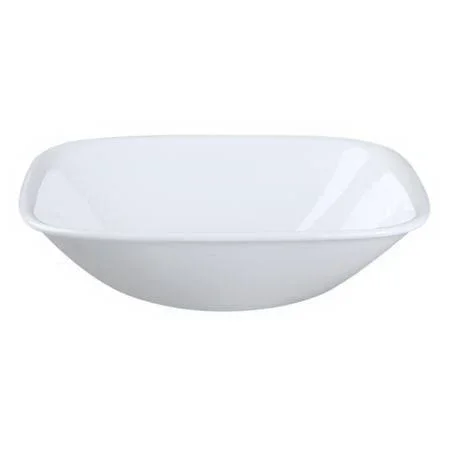 Corelle Square Pure White 30 Piece Dinnerware Set - Service for 6