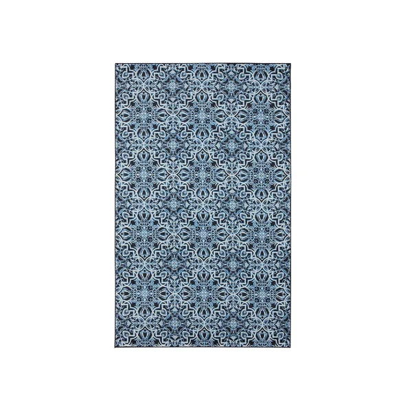 Mohawk Home 8' x 10' Prismatic Amstel Area Rug in Navy