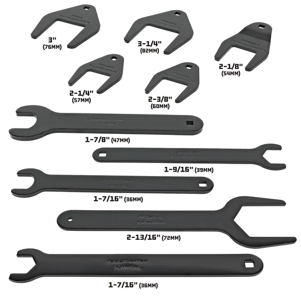 Powerbuilt 648651 10 Piece Fan Clutch Wrench Master Kit
