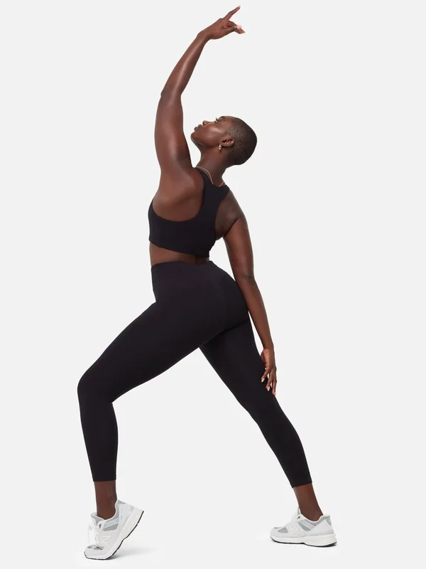 Organic Stretch Legging Jet Black, 2x