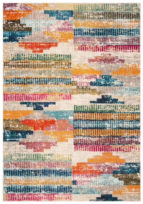 Safavieh Madison 400 Rug Collection MAD417C - Ivory, Multi - 8& x 10&