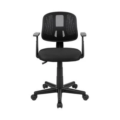 Wardner Mid-Back Task Chair Ebern Designs Upholstery Color: Black