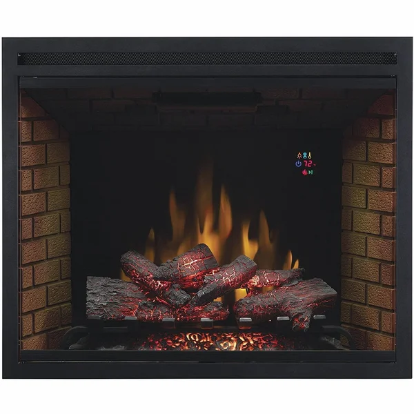 Classic Flame Electric Fireplace Insert, Black