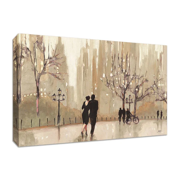 Tangletown Fine Art An Evening Out Neutral by Julia Purinton Framed Painting Print