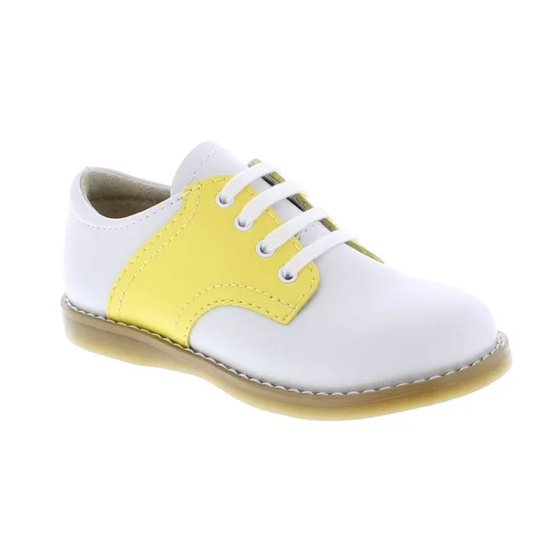 Toddler Boy's Footmates Cheer Oxford - Size 7.5 M/W - White