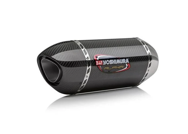 Yoshimura 148002M220; Street Alpha Slip-On Exhaust Ss-Cf-Cf