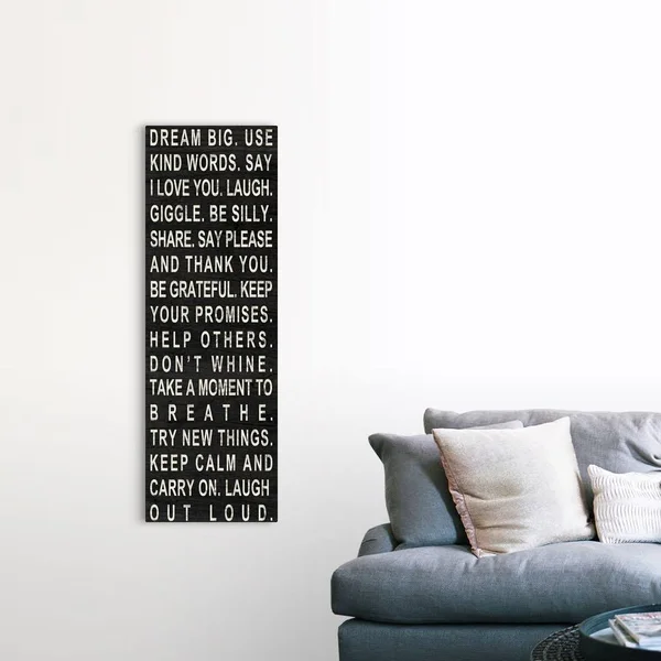 Dream Big, Canvas Wall Art, 20x60, Great Big Canvas