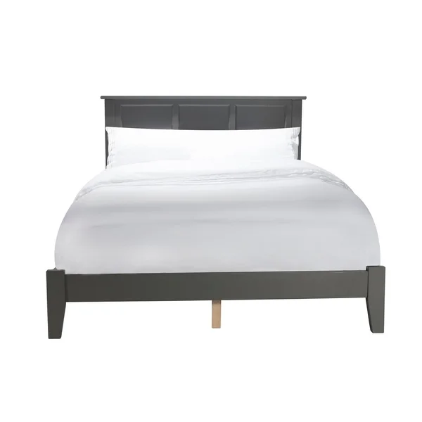 Atlantic Furniture Madison Grey King Traditional Bed
