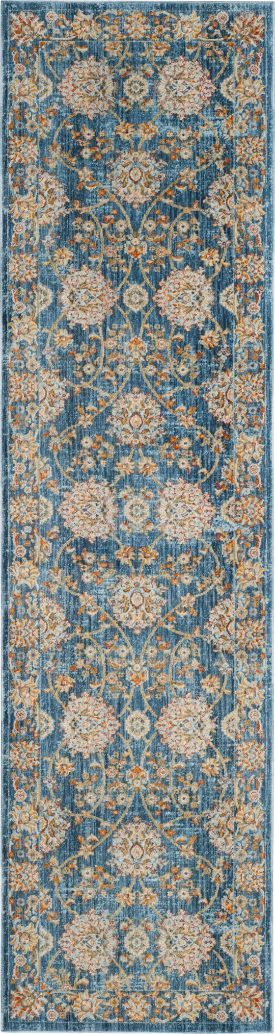 Vintage Persian Rug Turquoise Multi 3&x5& Safavieh