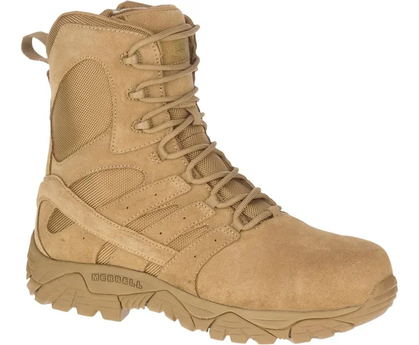 Merrell Moab 2 8x22 Defense Zip Comp Toe Boot J099371 - 9 - Dark Coyote