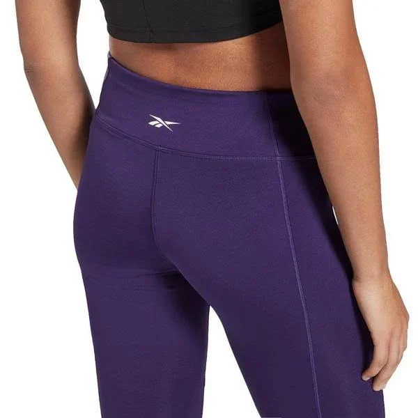 Reebok Women's Purple Workout Ready Vector Leggings Pants - Size: Small
