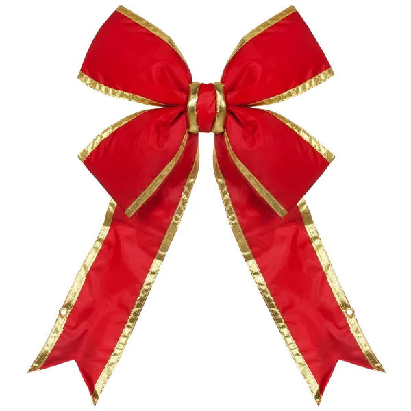 48x22 Red with Gold Trim STRUCTURAL 3D Nylon Christmas Bow