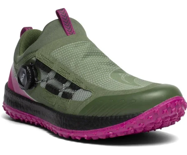 Saucony Switchback 2 Women's Running Shoes Size 11 in Pine/Fuchsia