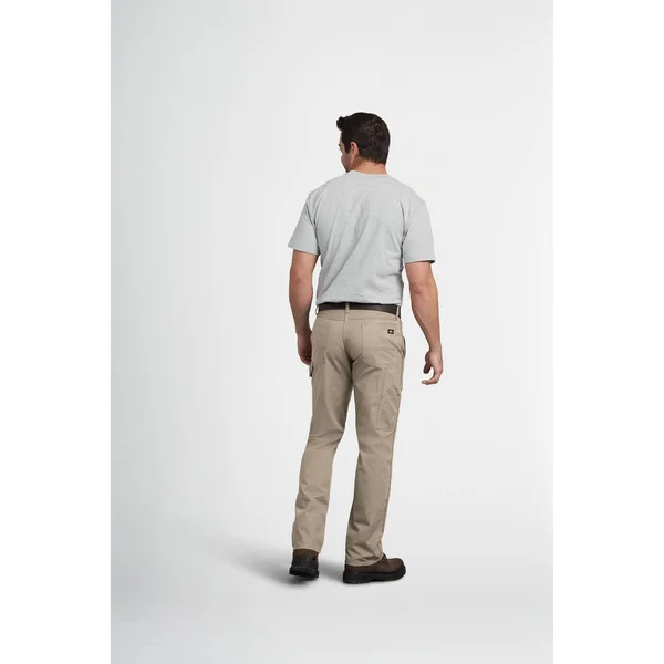 Dickies Men's Flex Regular Fit Straight Leg Tough Max Ripstop Carpenter Pants - Rinsed Desert Sand