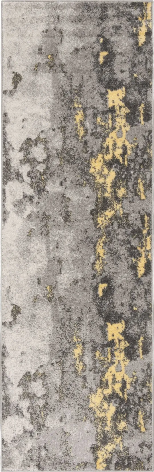 Safavieh ADR134H Adirondack Grey - Yellow Area Rug - 6& x 9&