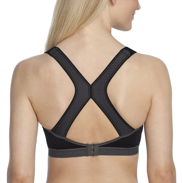 Anita Active Dynamix Star Max Support Sports Bra - Black and Anthracite