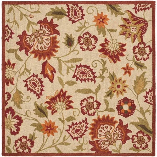 Safavieh 2&-3x22 x 14& Blossom BLM862A Beige Multi Rug