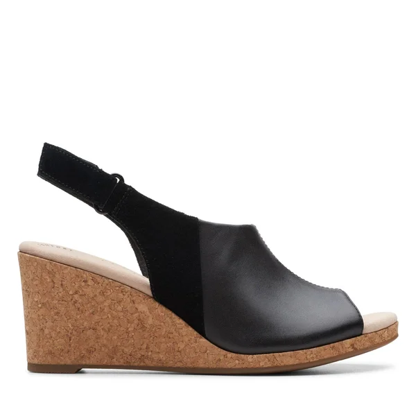 Women's Clarks Lafley Jess Slingback - Size: 9, Black