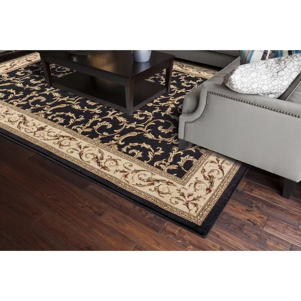Concord Global 3&11x22 x 5&7x22 Black Jewel Veronica Area Rug