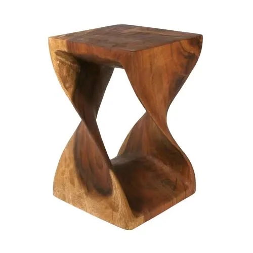Mercury Row Pelley Twist End Table Size: 20x22 H x 12x22 W