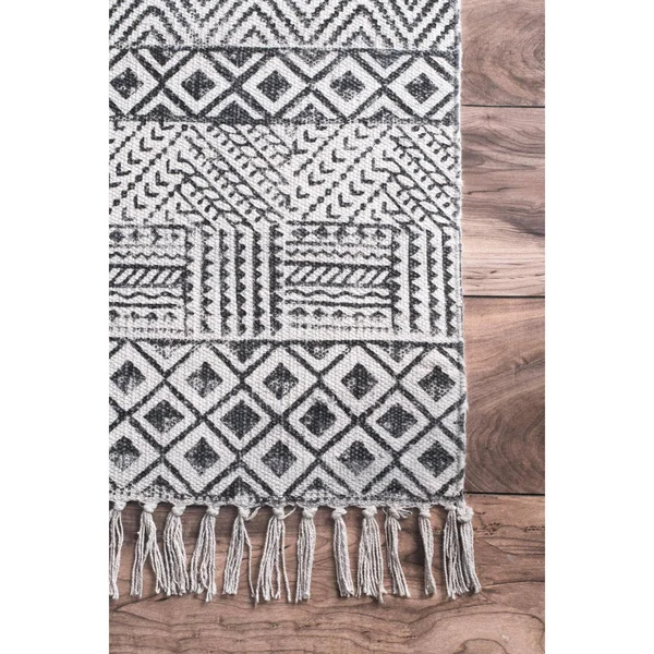 nuLOOM Ammie Grey 4& x 6& Area Rug