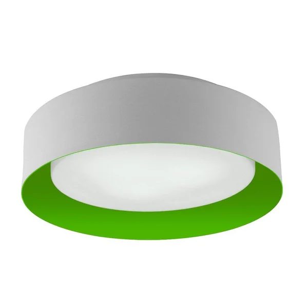Bromi Design B4106Gn Lynch White & Green Flush Mount Ceiling Light
