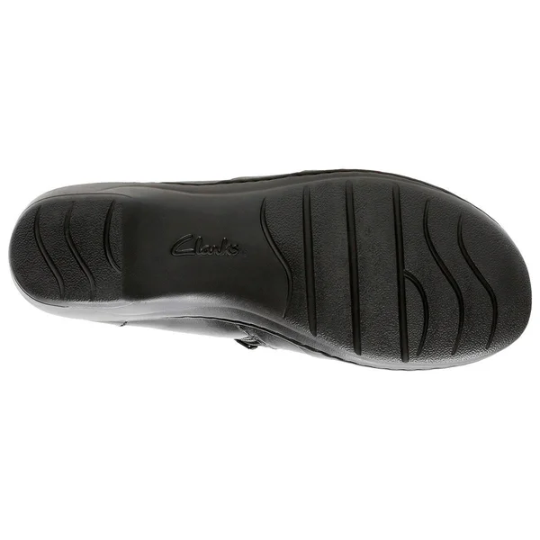 Women's Clarks Channing essa - Size: 6, Black Leather