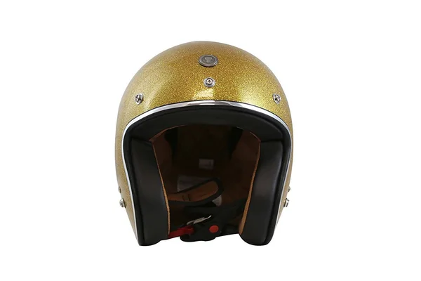 Torc (T50 Route 66) 3/4 Helmet with &Super Flake& Graphic (Gold, X-Large)
