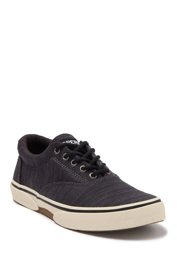 Men's Sperry - Halyard Sneaker, 16 M, Canvas, Peltz Shoes