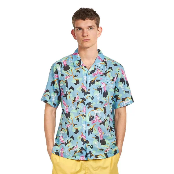Patagonia Lightweight A/C Shirt - Spoonbills: Big Sky Blue - S - Men