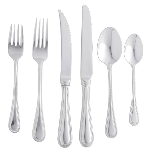 St. James 77 Piece Euro Bead Flatware Set, Service for 12