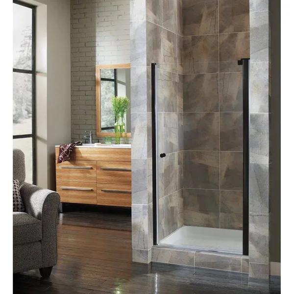 Foremost CVSW3572-CL-OR Shower Door - oil Rub Bronze, pivot, 72 in