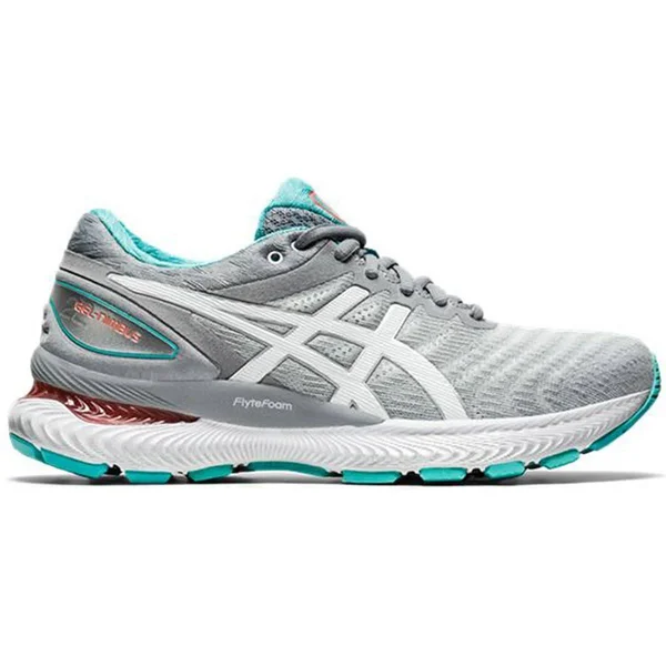 Asics Women's GEL-Nimbus 22 Running Shoes Size 6 Sheet Rock/White
