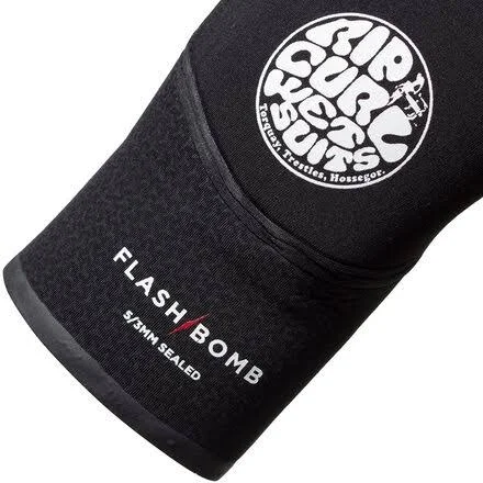 Rip Curl Flashbomb 5/3 5 Finger Gloves - Black