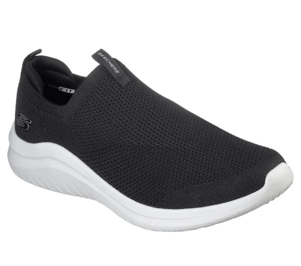 Skechers Men's Ultra Flex 2.0 Kwasi Slip-On, Black/White