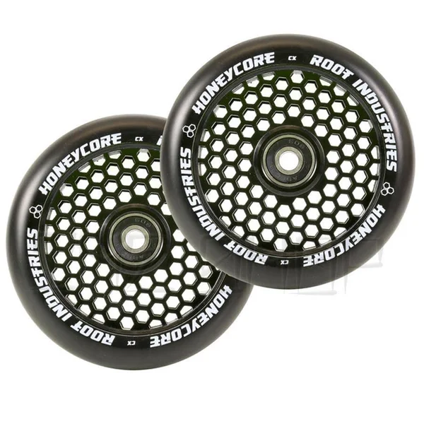 Root Industries - 120mm Honeycore Wheels - Black - Black