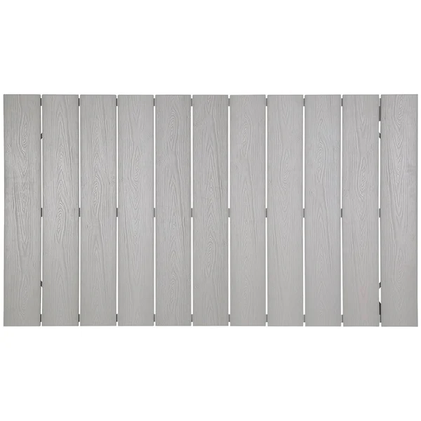 Modway Maine 63x22 Outdoor Patio Dining Table - White/Light Gray