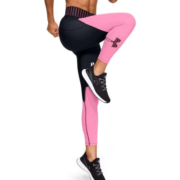Under Armour Women's HeatGear Armour Ankle Crop Pants - Black, SM