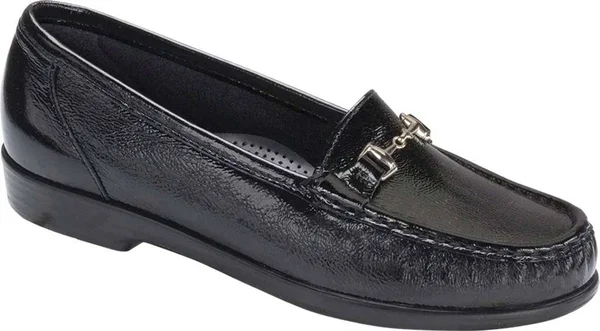 SAS Women's Metro Black Patent 10.5 Medium