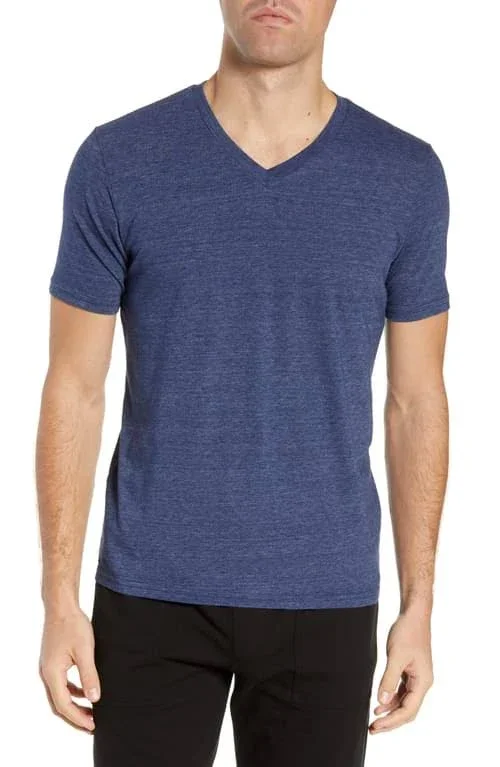Men's Goodlife Classic Triblend V-Neck T-Shirt - Size Small - Blue
