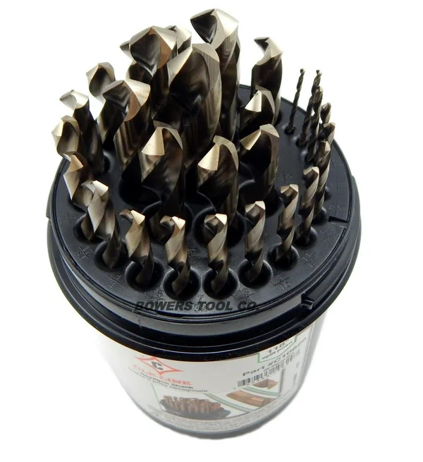 Cle-Line C10629 Jobber Drill Set - 29 pc, Cobalt
