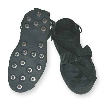 Tough Guy Men's - Black Flexible Bed Spiked Shoes, XL, 12 to 13-1/2