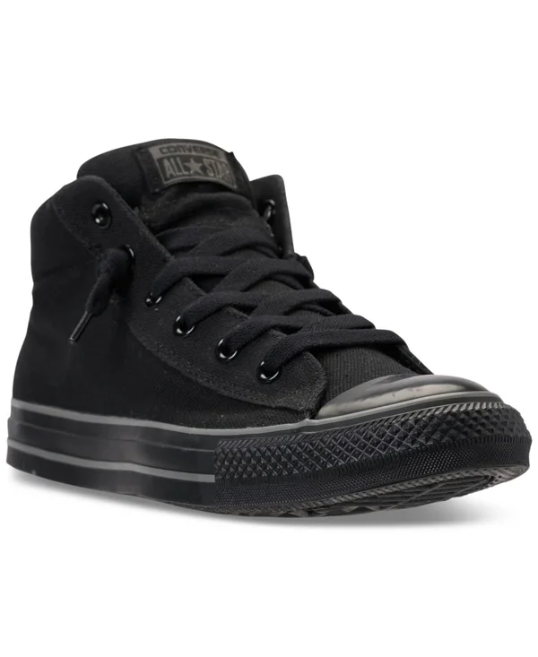 Converse Men's Chuck Taylor All-Star Street Mid Casual Shoes 138465F - 8.5, Black