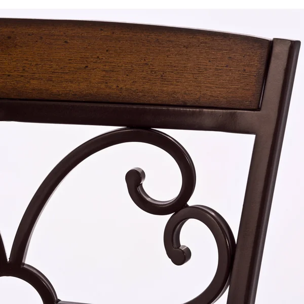 Hillsdale Garrison Adjustable Height Swivel Bar Stool, Dark Brown