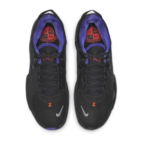 Nike PG 5 - Mens Basketball Shoes - Black/Silver, Size 9.5