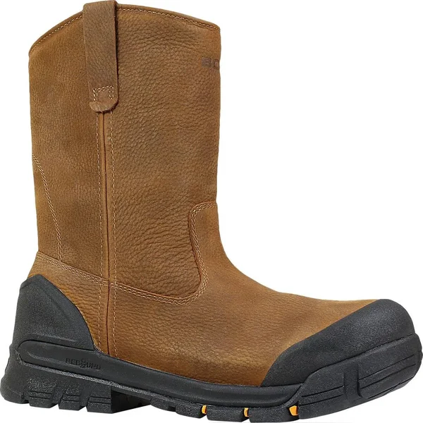 Men's Bogs Bedrock Wellington Composite Toe Boot - Size: 14, Brown